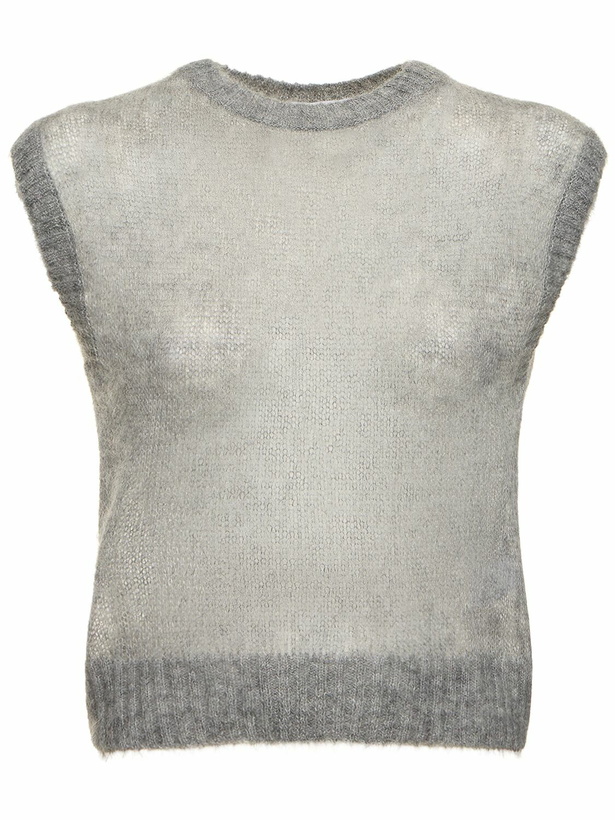 Photo: BRUNELLO CUCINELLI - Embellished Mohair Blend Vest