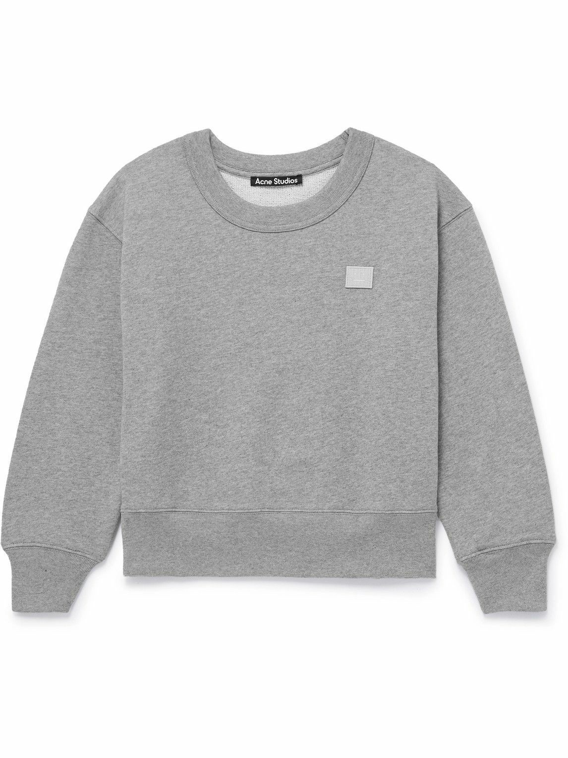 Acne Studios Kids - Mini Fairah Logo-Appliquéd Cotton-Jersey Sweatshirt ...