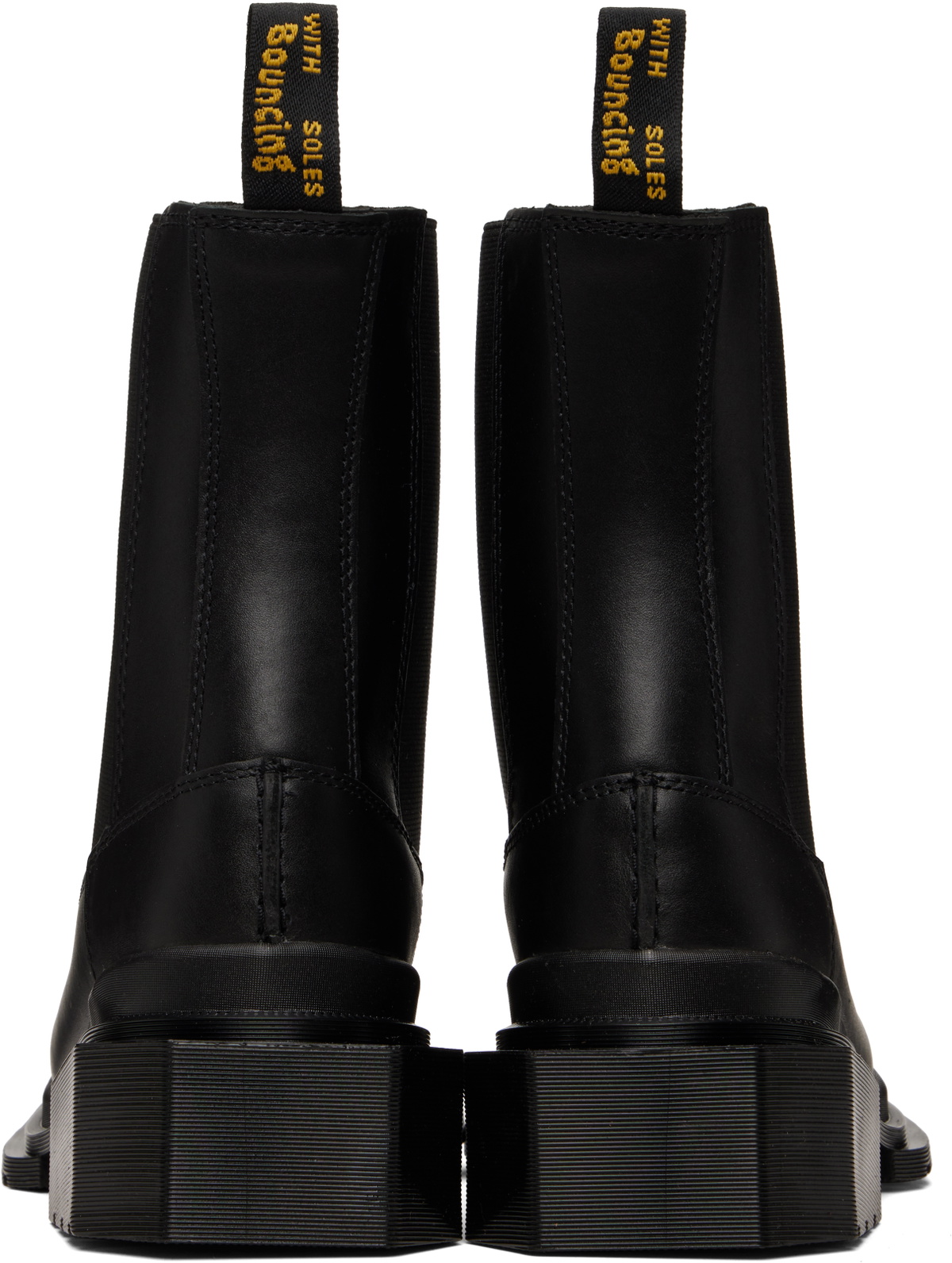 Dr. Martens Black Maybole Square Toe Chelsea Boots