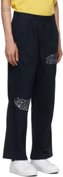 Brain Dead Navy Whips & Chains Trousers