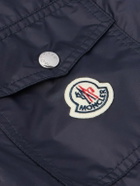 Moncler - Etiache Logo-Appliqued Shell Hooded Jacket - Blue