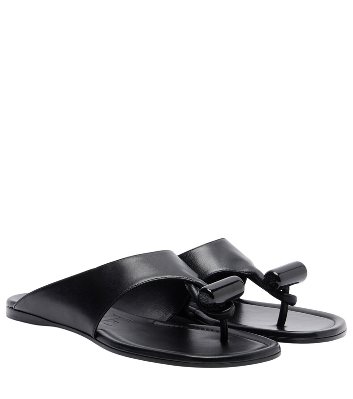 Photo: Loewe Toggle leather thong sandals