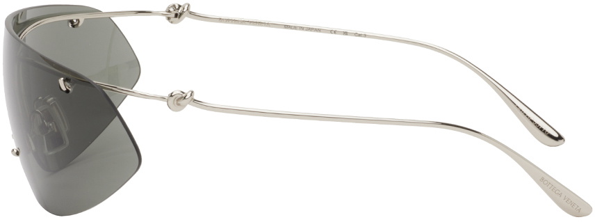 Bottega Veneta Silver Knot Sunglasses Bottega Veneta