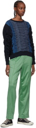 Bianca Saunders Navy Farah Edition Peel Sweater