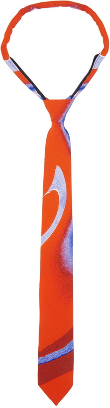Photo: ERL Orange & Blue Zipper Tie