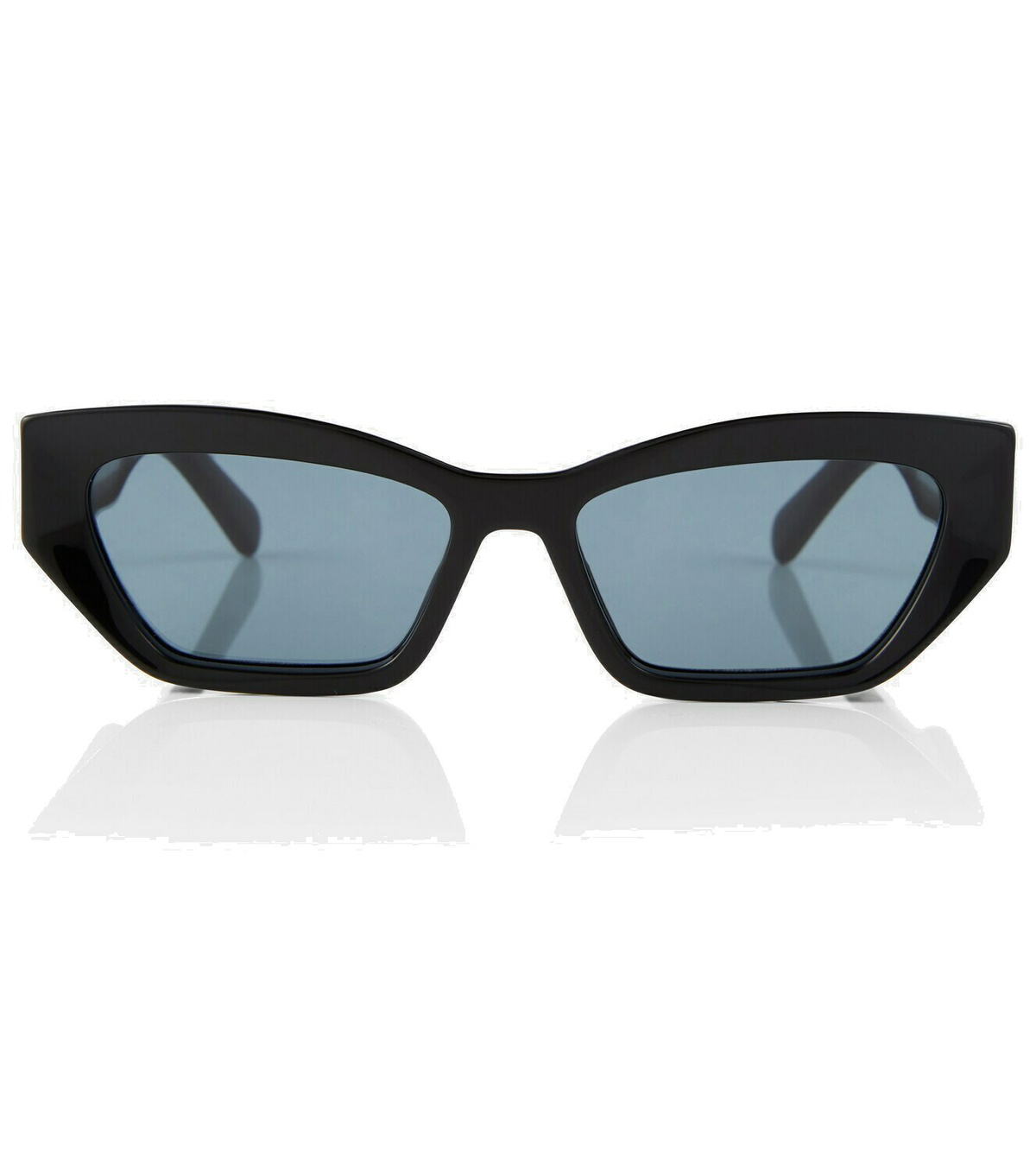 STELLA MCCARTNEY キャットアイフレムサンクラス SC0234S 001 Stella McCartney - Chunky Square Cat-Eye Sunglasses - Shiny