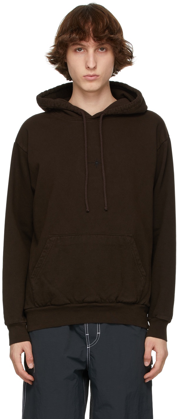 Photo: EDEN power corp Brown Recycled Cotton Star Hoodie