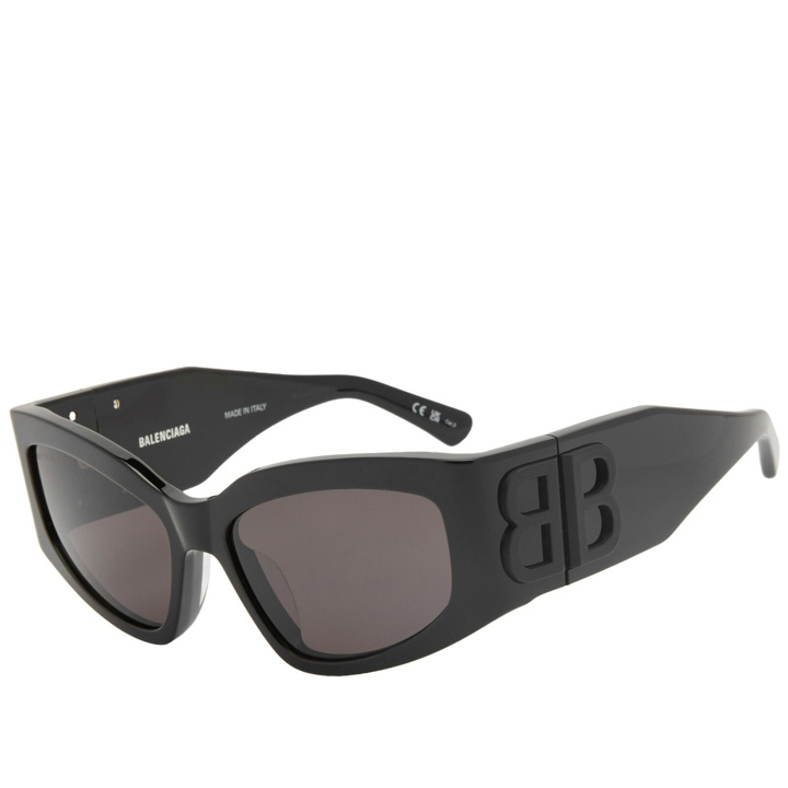 Photo: Balenciaga Women's BB0321S Sunglasses in Black/Grey 