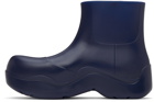 Bottega Veneta Blue Puddle Boots