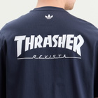 Adidas Men's x Thrasher AFA Argentina T-Shirt in Night Navy