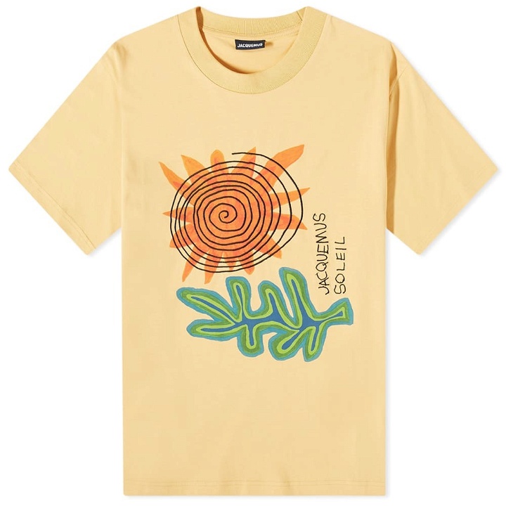 Photo: Jacquemus Men's Arty Leaf T-Shirt in Yellow