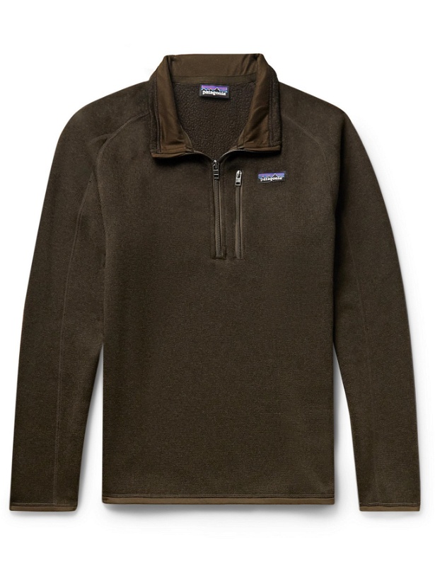 Photo: PATAGONIA - Better Sweater Recycled Knitted Half-Zip Sweater - Brown