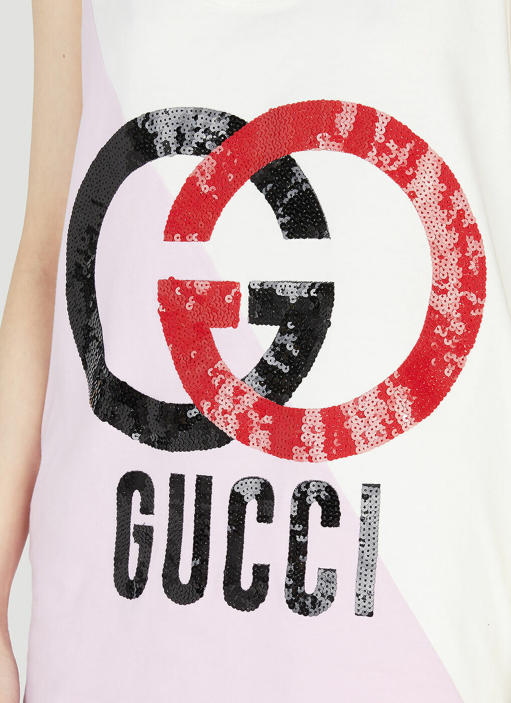 Gucci logo cheap tank top