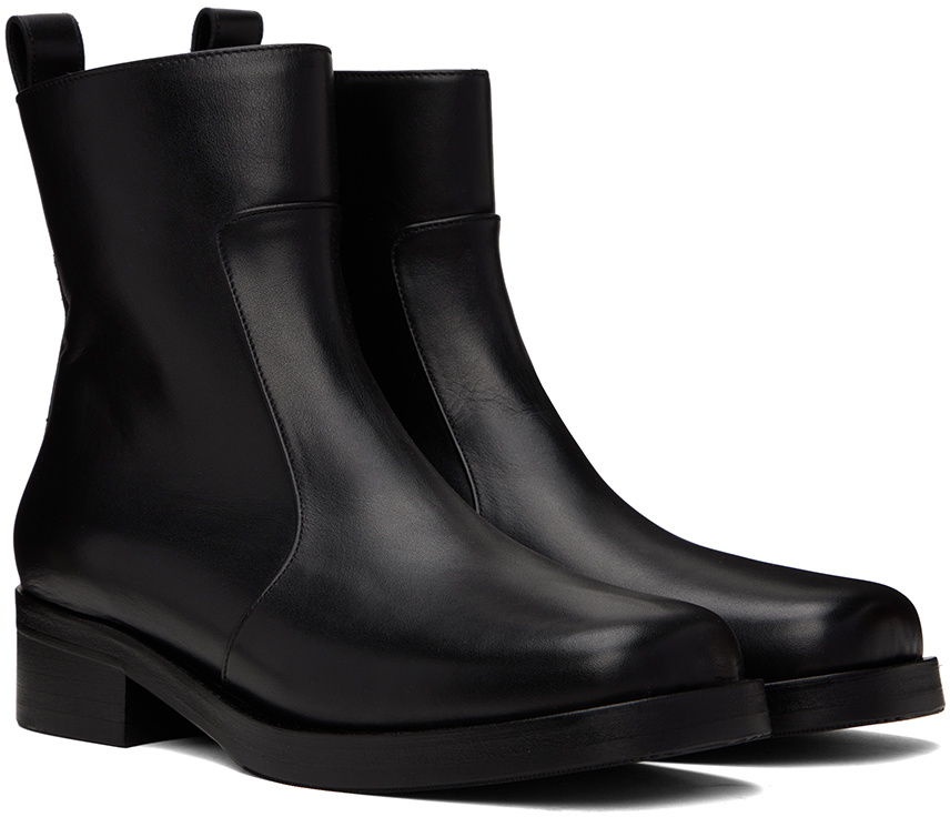 Studio Nicholson Black Square Boots Studio Nicholson