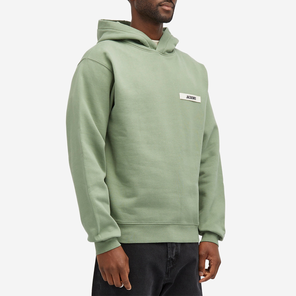 ★JACQUEMUS★ Le Hoody Grosgrain Hood Pale Green 245JS247203 Le Hoodie Zip Gros Grain in Pale Green – SVRN