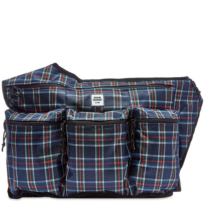 Photo: Opening Ceremony Plaid Sling Backpack
