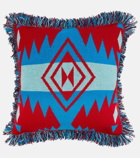Alanui - Icon wool-blend jacquard cushion