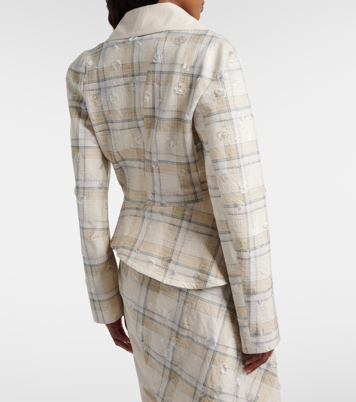 Vivienne Westwood Stormy tartan cotton-blend jacket
