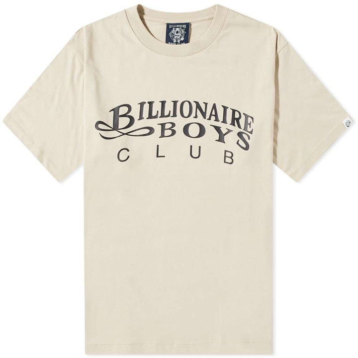 Photo: Billionaire Boys Club Men's Gentleman Logo T-Shirt in Stone