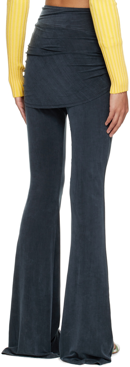 Jacquemus Navy Le Raphia 'Le Pantalon Espelho' Leggings