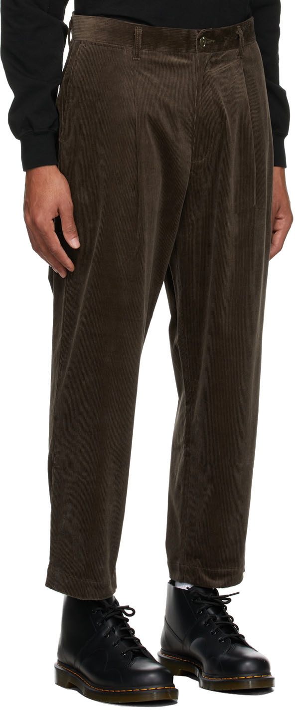 Neighborhood Brown Corduroy Tuck/C-PT Trousers Neighborhood