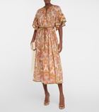 Zimmermann - Floral cotton midi dress