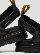 x Suicoke Mura Smooth Leather Sandals in Black