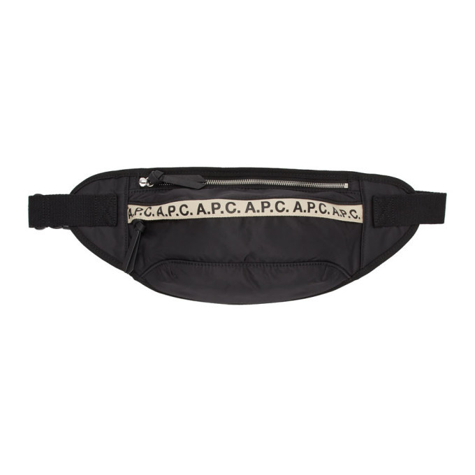 Photo: A.P.C. Black Large Repeat Bum Bag