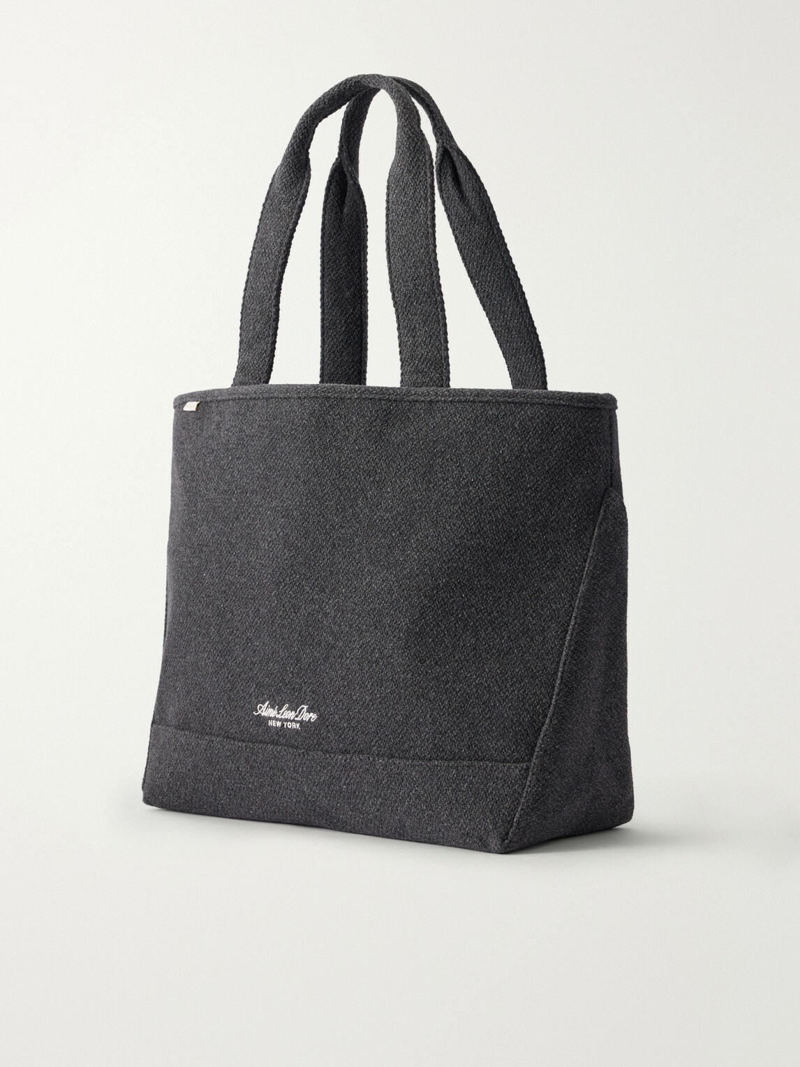 Aimé Leon Dore - NY Highlanders Logo-Appliquéd Canvas Tote - Gray