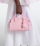 Jacquemus Turismo Small raffia-effect bowling bag