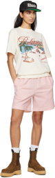Burberry Pink Drawstring Shorts