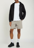 ON Focus Tech Hooded Cotton-blend Sweatshirt Black