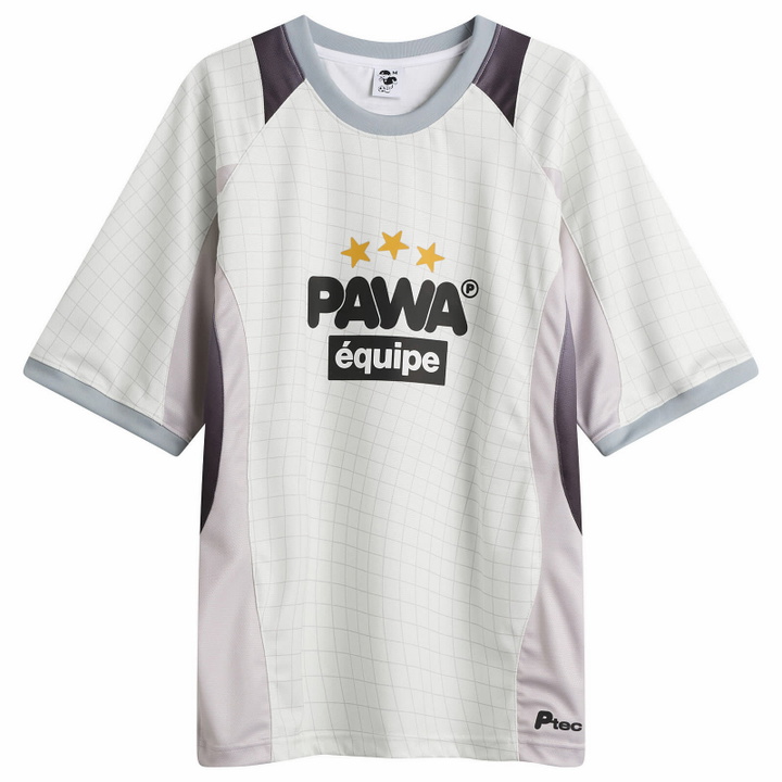 Photo: Pawa Speed Sports Men's Equipe Football Shirt in Off-White