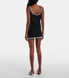 Gucci Sequined silk and wool crêpe cady tank top