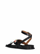 ETRO - 20mm Embellished Leather Sandals