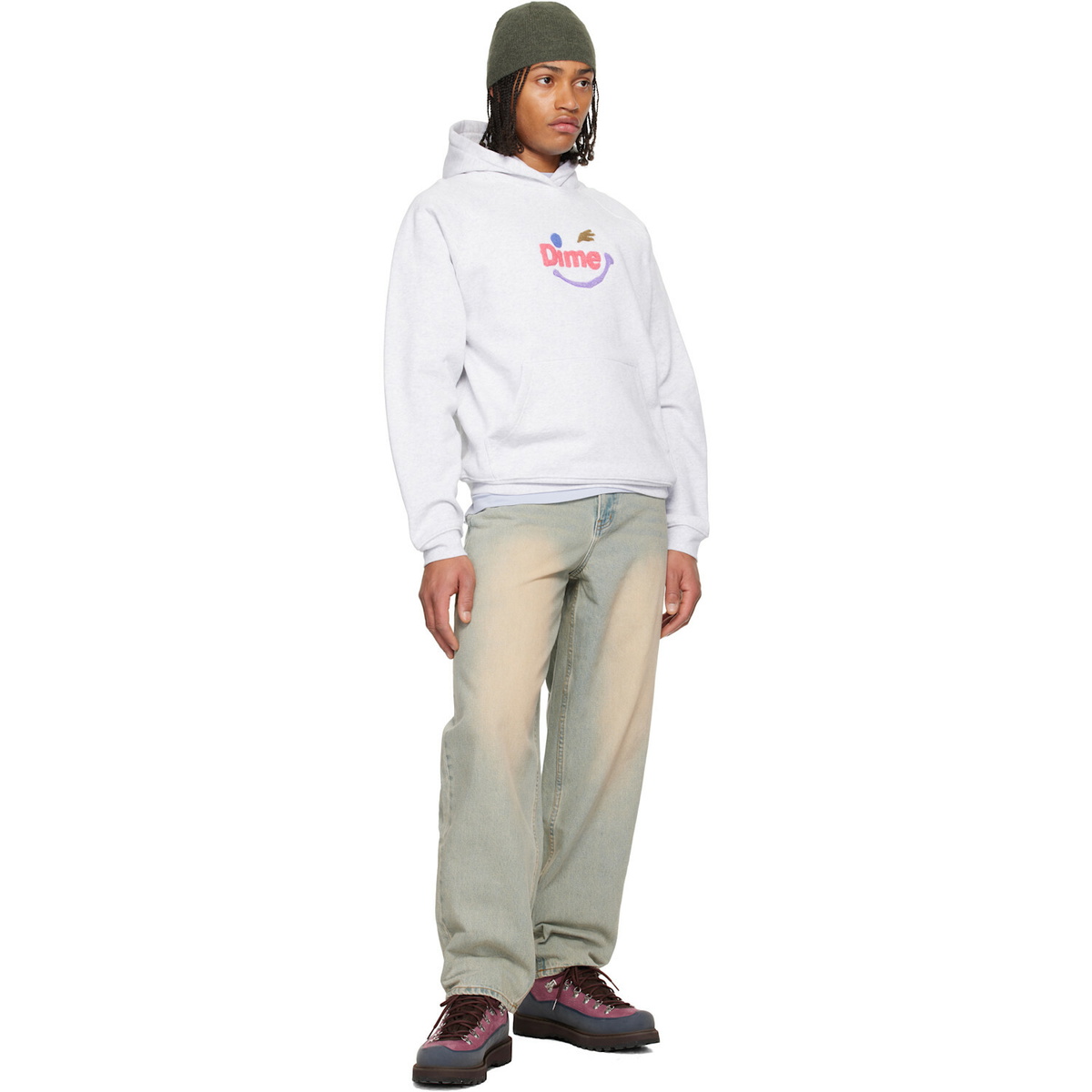 Dime Gray Winky Hoodie