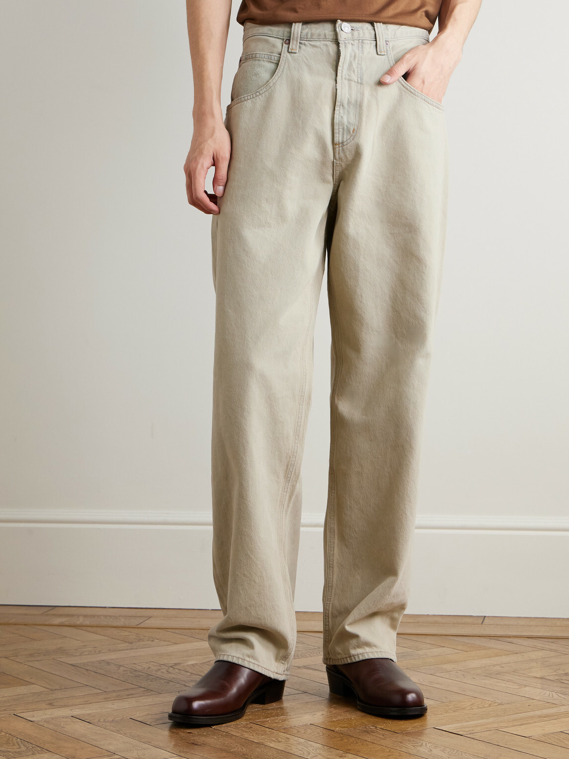 AGOLDE - Fusion Straight-Leg Jeans - Neutrals
