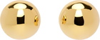 ANINE BING Gold Dome Earrings