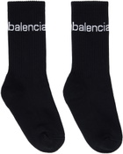 Balenciaga Black Bal.Com Socks
