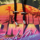 Balmain Sunset Palm Logo Hoody