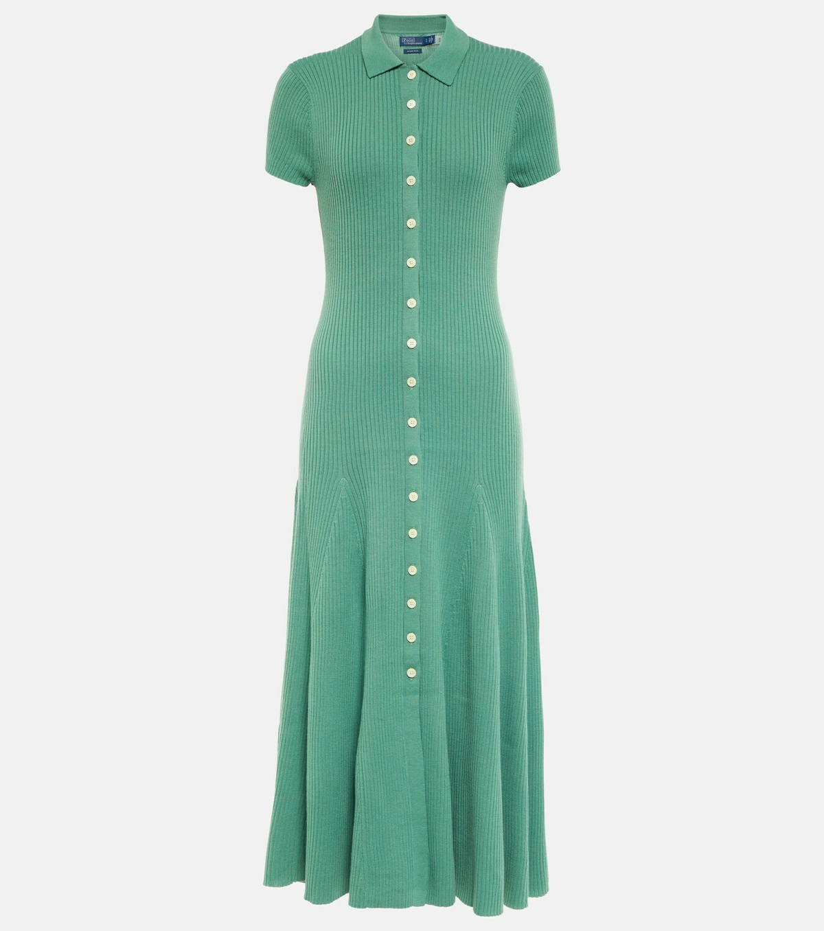 Polo Ralph Lauren - Ribbed-knit wool maxi dress Polo Ralph Lauren