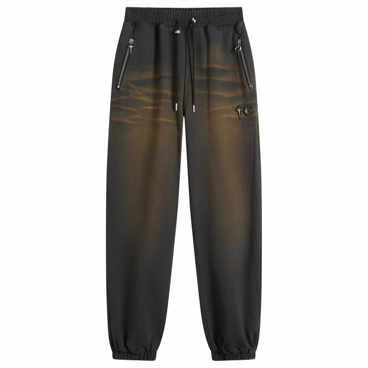 Photo: Thug Club Men's Faded Sweatpant in Rust Black
