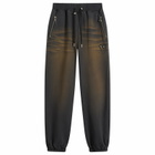 Thug Club Men's Faded Sweatpant in Rust Black