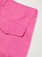 Our Legacy - Trekking Wide-Leg Cotton-Blend Ripstop Cargo Trousers - Pink