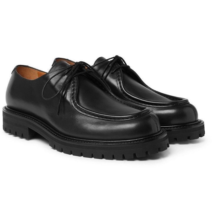 Photo: Mr P. - Jacques Leather Derby Shoes - Men - Black