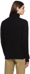 Belstaff Black Marine Turtleneck