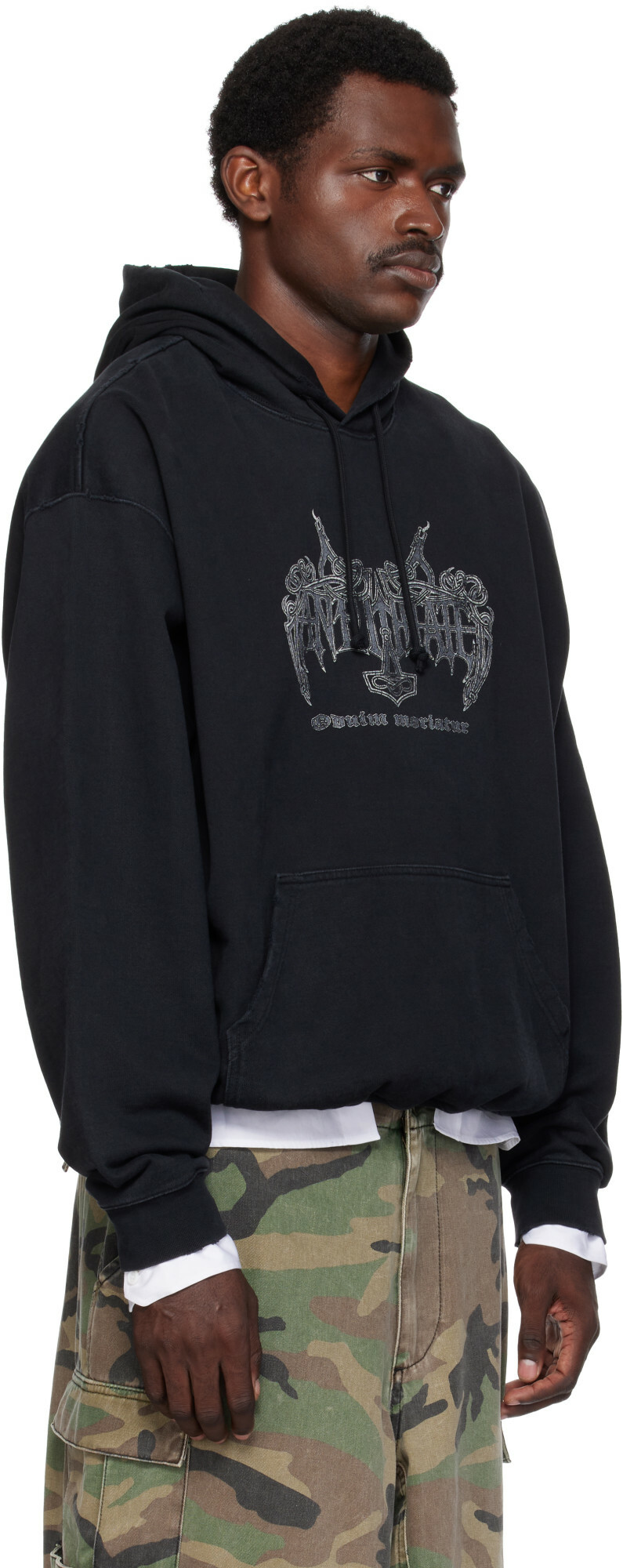 VETEMENTS Black 'Antihate' Hoodie