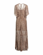 Maje Womens Maxi dress Camel