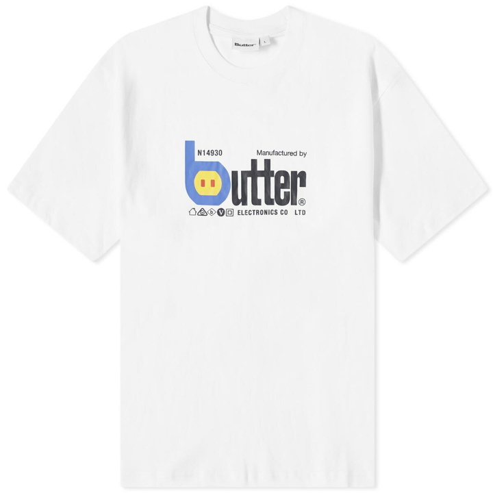 Photo: Butter Goods Men's Electronics T-Shirt in White