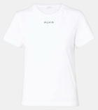 Alaïa Printed cotton jersey T-shirt